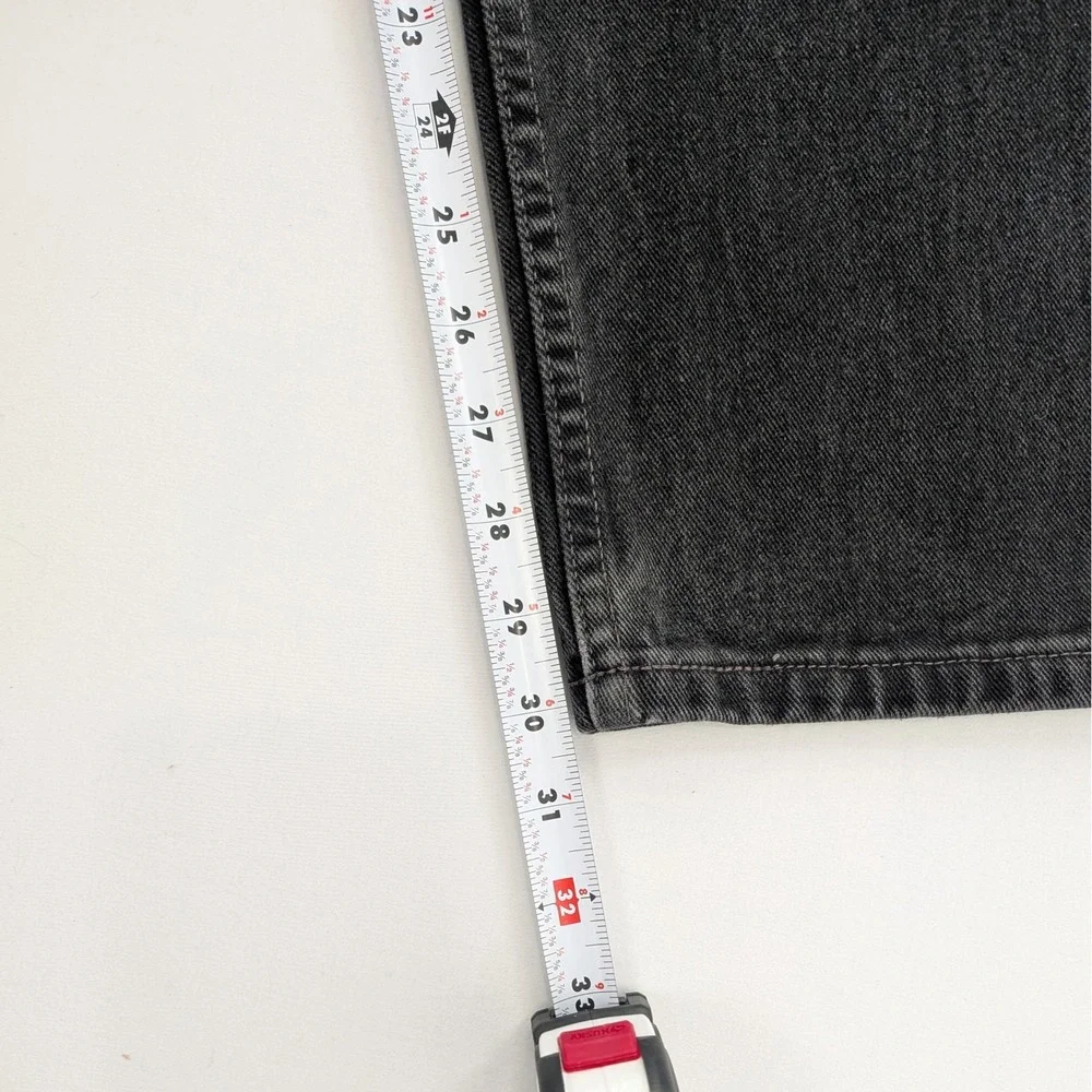 Vintage Levi's 550 Relaxed Fit Jeans Black Made USA W33 L32